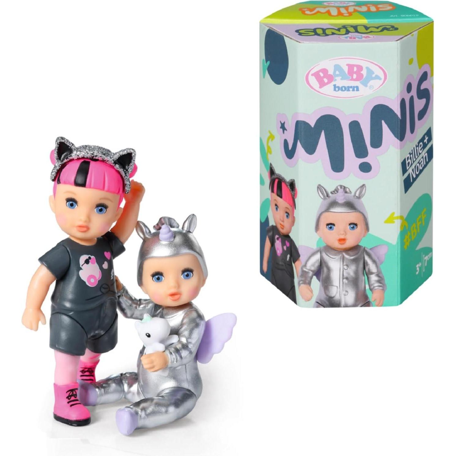 Zapf Creation BABY born? Minis 2er Set Noah und Billie