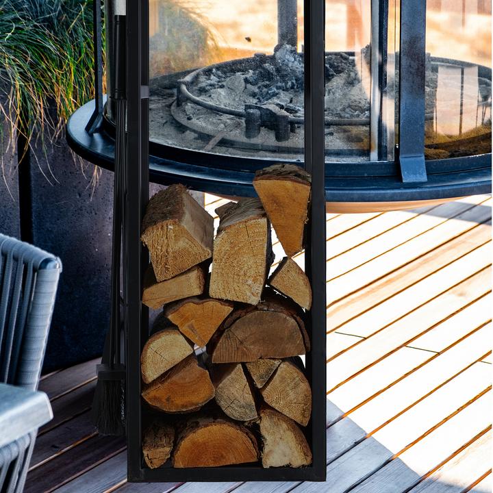 Actual product image Relaxdays Firewood rack (36 x 30 x 76.5 cm)