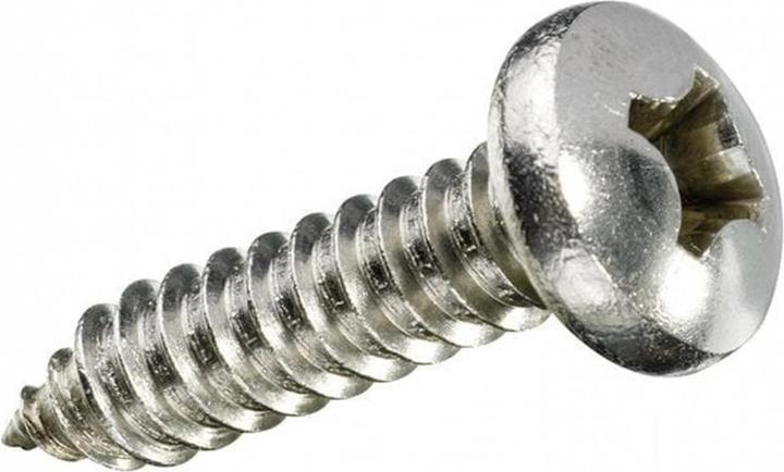 Produktbild FTM Blechschrauben Linsenkopf 3.5 x 19 mm Edelstahl, 10 Stück (10 Schrauben pro Stück)