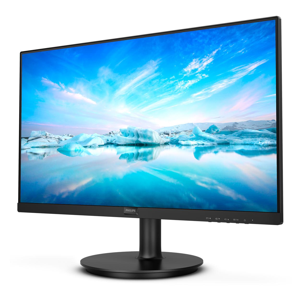 Philips 8LAB/00 VA Monitor,,, D-SUB, HDMI 1.4, Speakers (1920 x 1080 Pixel, 23.80"), Monitor, Schwar