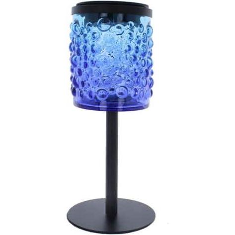 Thumbnail - MICA Living, Tischlampe, Tischlampe mit Solar LED - pink oder blau - ca. 12 x 27,5 cm - 1 Stück