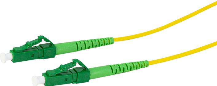 Actual product image LogiLink Fibre optic patch cable, 2x LC simplex, OS2, 20 m, yellow (20 m)