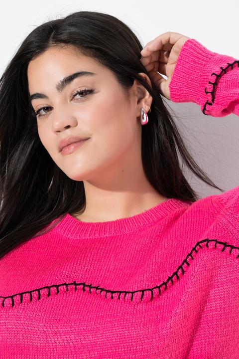 Immagine prodotto Angel of Style Pullover dal taglio dritto con design a onde (50, 52)