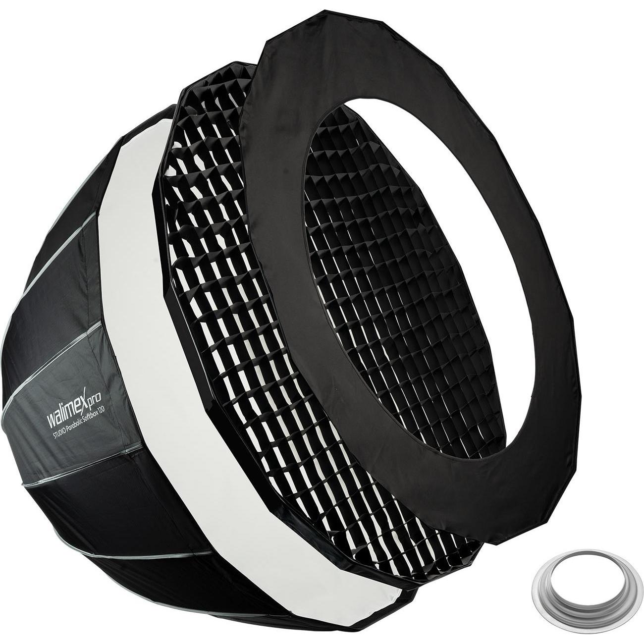 Walimex pro Studio Parabolic Softbox 120 Hensel EH (Parabole Softbox), Softbox + Reflektor