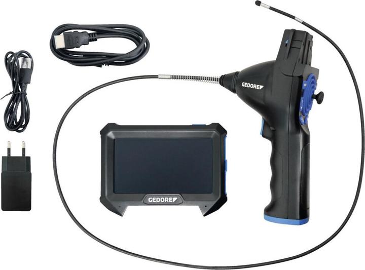 Produktbild Gedore 3517381 Videoscope 360° mit 4-Wege-Scharnier in stabilem Koffer