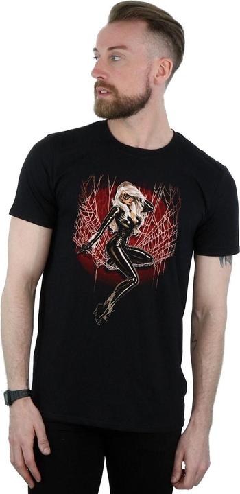 Produktbild Black Cat Spider Web TShirt (XXL)