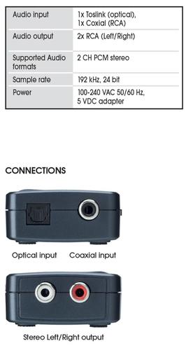 Produktbild Vogels SAVA 1041 (Digital -> Analog)
