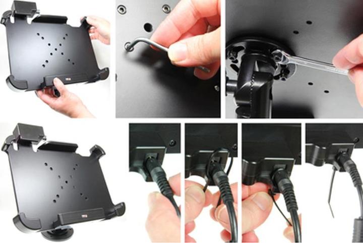 Image du produit Brodit 539892 - Tablet/UMPC - Support actif - Voiture - Noir