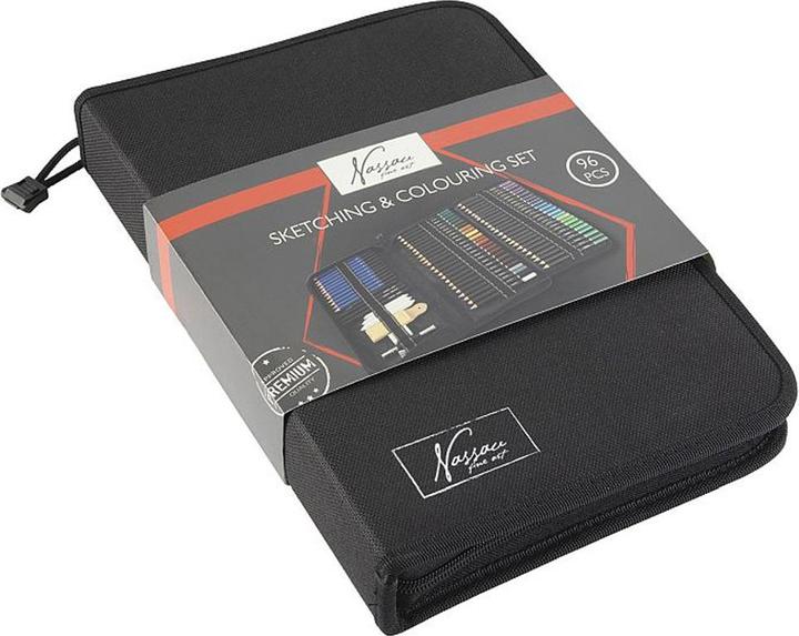 Grafix Sketch & Color Wallet Pro, 96-tlg.