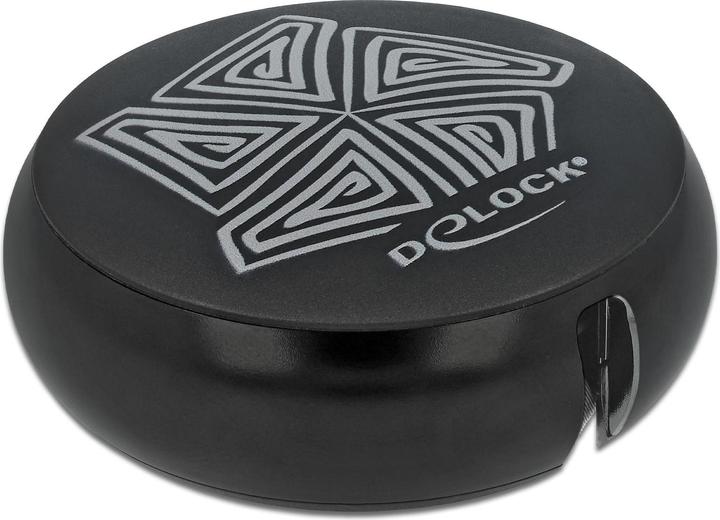 Actual product image Delock USB 2.0 cable USB-A - MicroB with car roll function, black (0.92 m, USB 2.0)