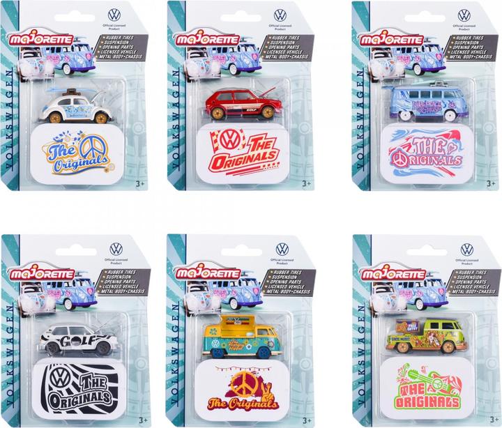Produktbild Majorette VW The Originals Deluxe Cars