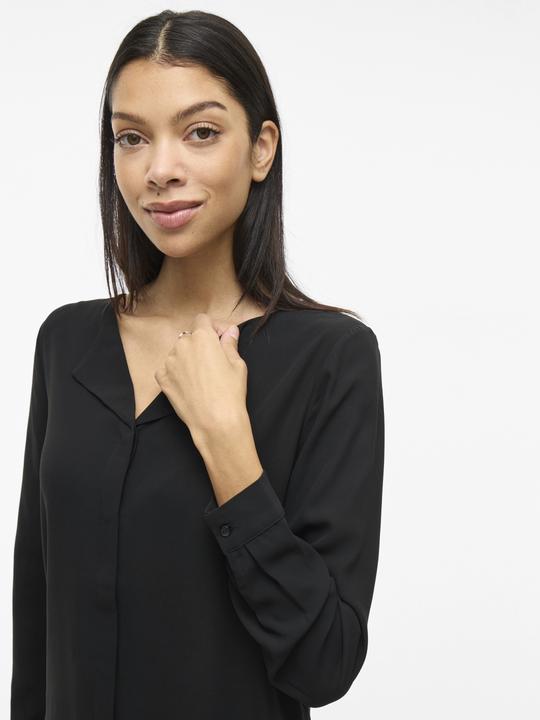 Produktbild Vila High Low geteilter Kragen Hemd (XXL)