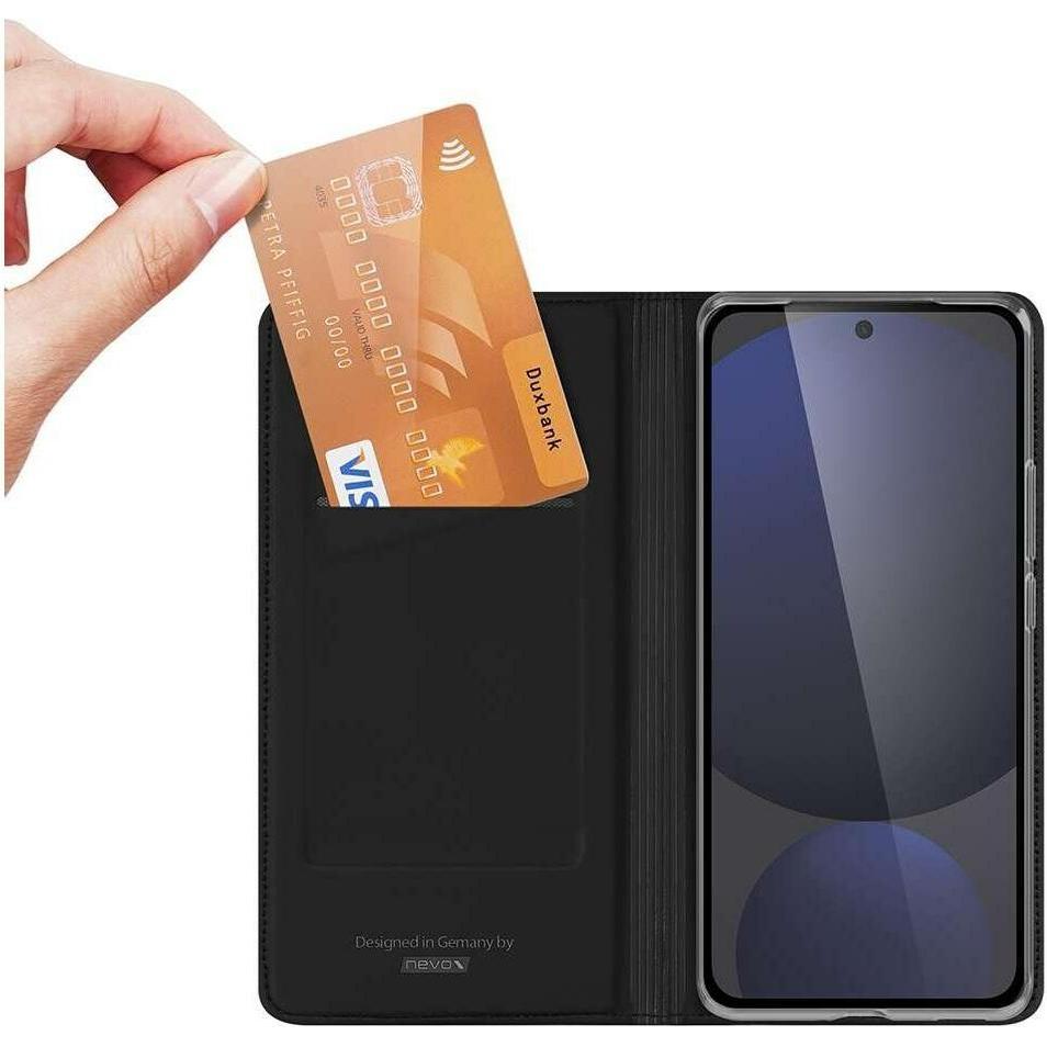 Thumbnail - Nevox Booktasche FE, sw (Samsung Galaxy S24 FE), Smartphone Hülle, Schwarz