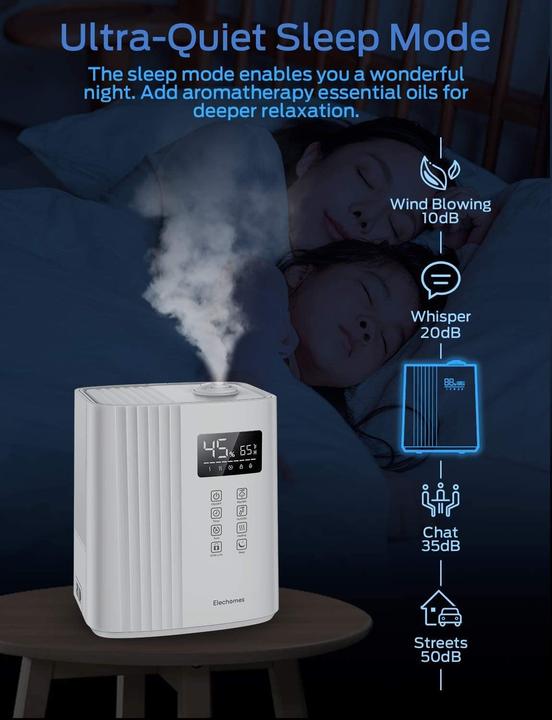 Actual product image Elechomes Ultrasonic Humidifier SH8830