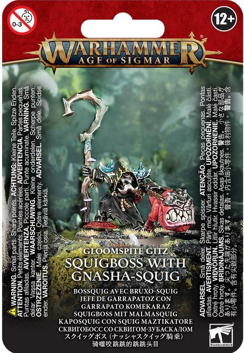 Actual product image Games Workshop Squigboss with Gnasha-squig (Plastic)
