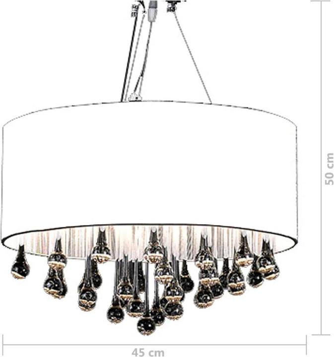 Produktbild vidaXL Kristall Kronleuchter (45 cm)