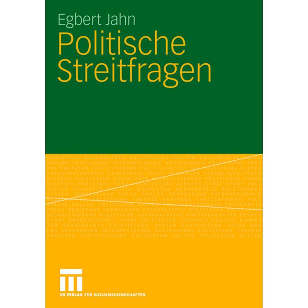 Politische Streitfragen, Fachbücher von Egbert Jahn