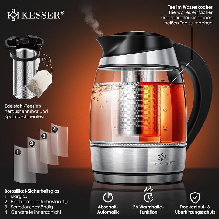 Immagine prodotto Kesser Bollitore da 1,8L (1.80 l)