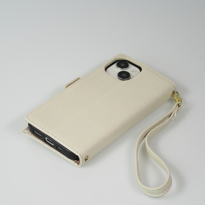 Actual product image PhoneLook Flip wallet cover made from vegan leather with wallet case and magnetic fastener (Apple iPhone 15)