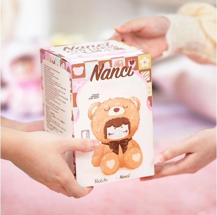 Actual product image Robotime Nanci Kuschelbären – assortiert, Motiv: Tiere (17.50 cm)