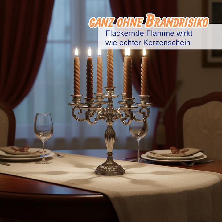 Actual product image Relaxdays 6x LED tapers (6x)