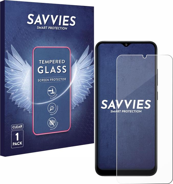 Immagine prodotto Savvies Vetro Temperato Pellicola Protettiva (1 Pezzo/i, Samsung Galaxy A02s)