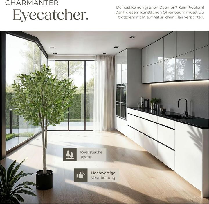 Actual product image tectake Olivenbaum Oleand (150 cm)