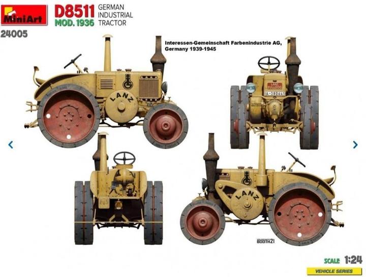 Produktbild 1:24 Dt. Industrie Traktor D8511 (1)