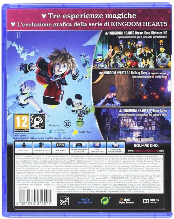 Image du produit Square Enix Kingdom Hearts HD 2.8 Chapitre final Prologue (PS4, IT)