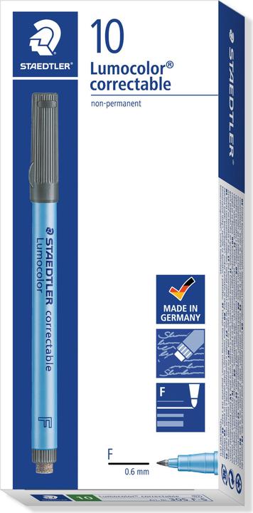 Produktbild Staedtler Folienstift 'Lumocolor F correctable' (1x)