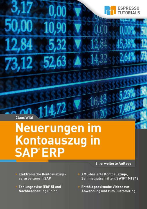 Produktbild Espresso Tutorials Neuerungen im Kontoauszug in SAP ERP (Deutsch, Claus Wild, 2015)