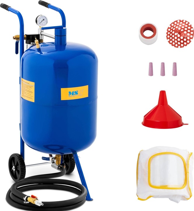 Immagine prodotto MSW Sabbiatrice portatile - 76 l - 9 bar