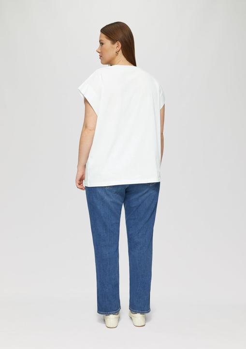 Produktbild S.Oliver T-Shirt Baumwollshirt mit Schulterdetail (46)