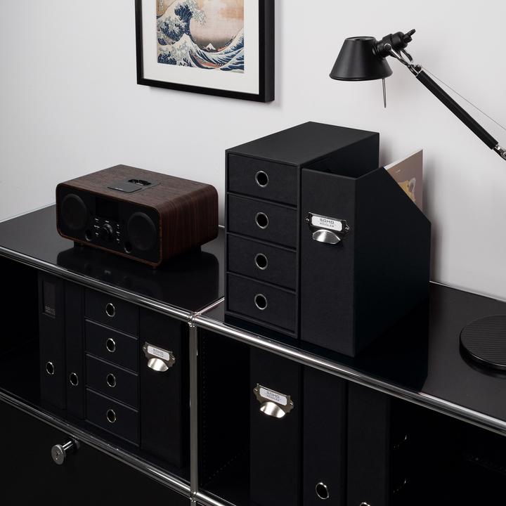 Actual product image Rössler Magazine file S.O.H.O. Black A4 Black (A4)