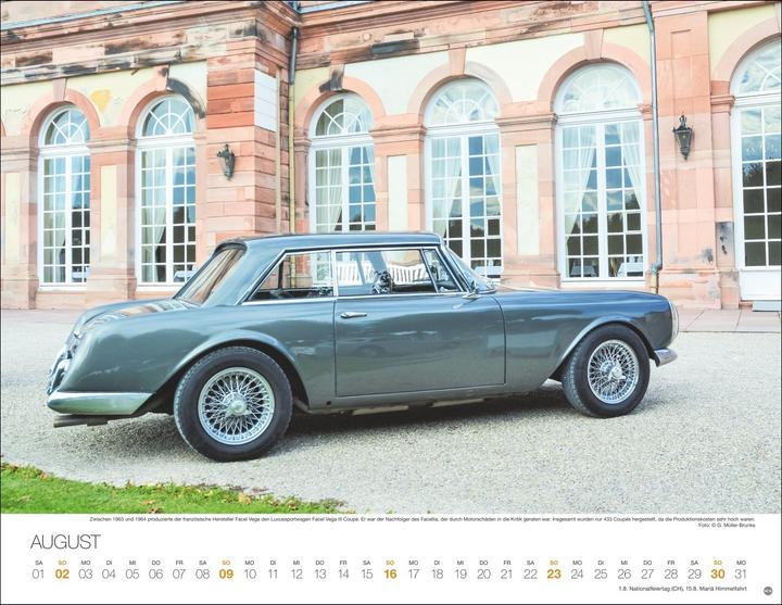 Immagine prodotto Legendäre Autos Posterkalender 2026 (44 x 34 cm)