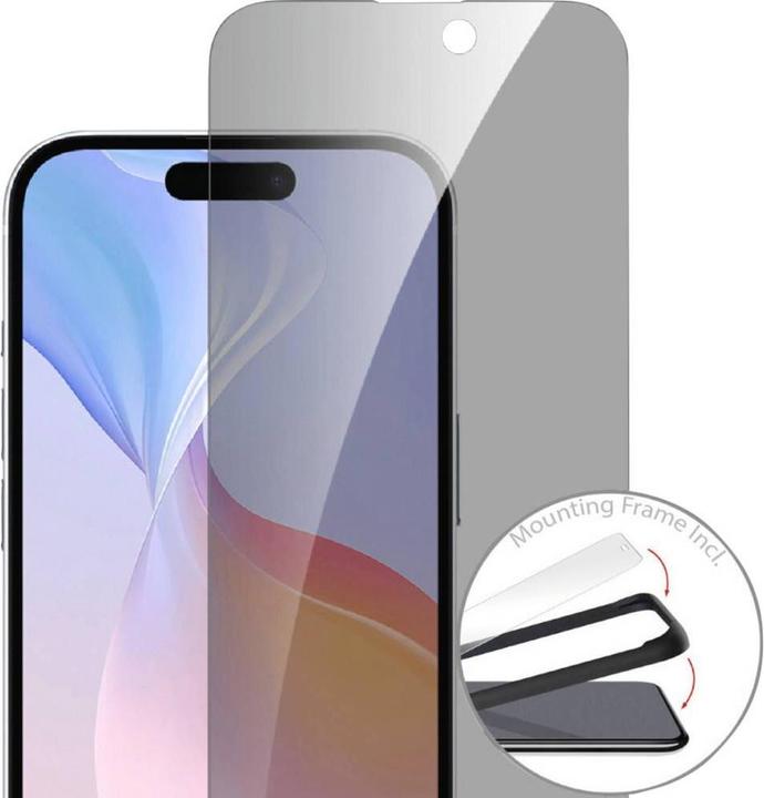 Productafbeelding 4smarts Tweede glas privacy (1 Stuk, Apple iPhone 16)