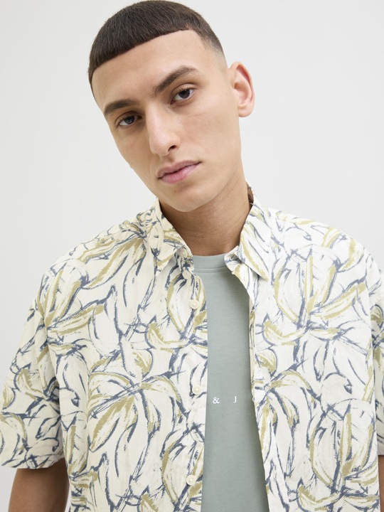 Image du produit Jack & Jones Jorjoshua Split Aop Shirt Ss Ln (M)