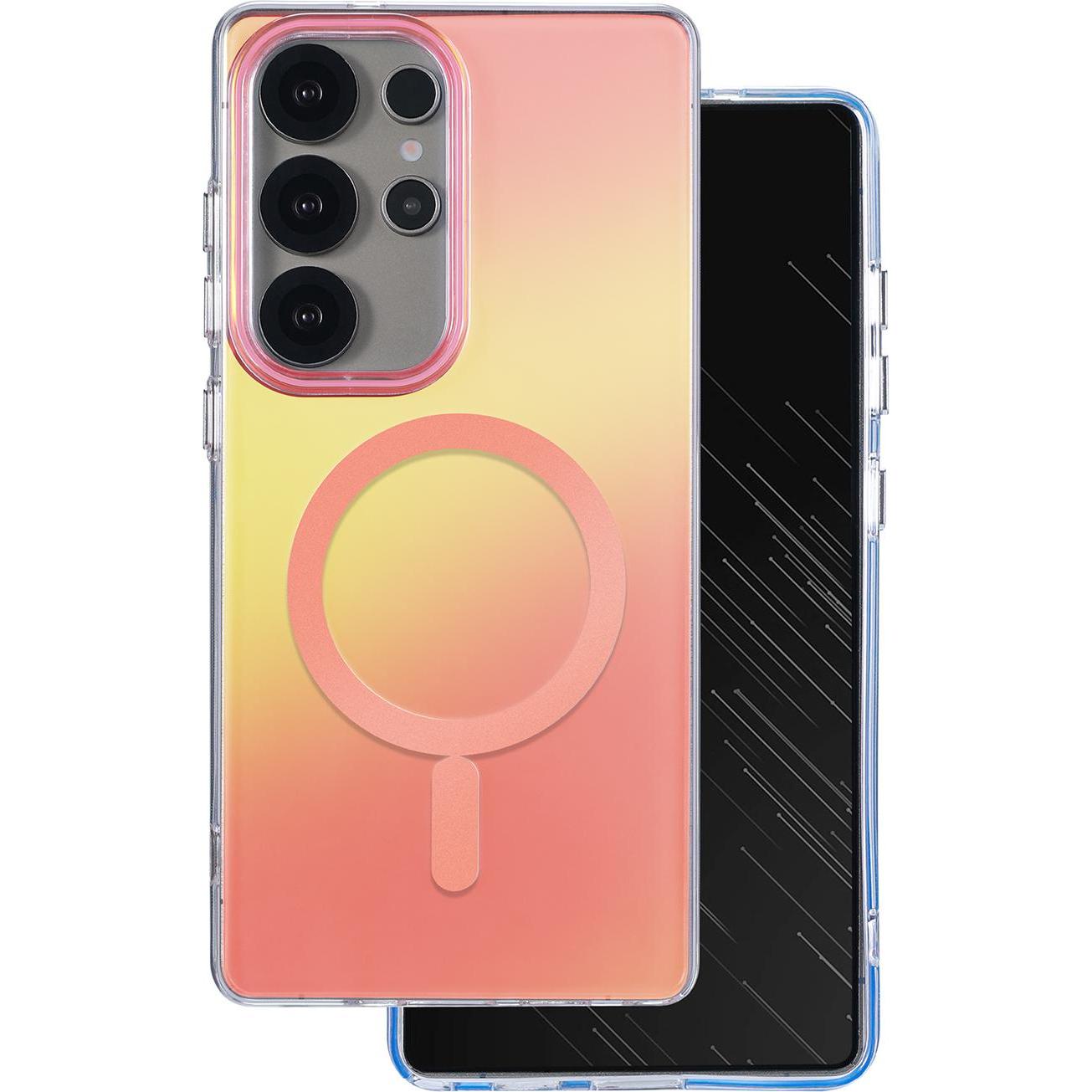 Tecto Shield Aurora case for Samsung Galaxy S25 Ultra pink (Samsung Galaxy S25 Ultra), Cover smartphone, Pink