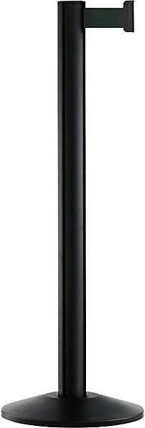 Actual product image Via Guide Beltrac EXTEND belt post, aluminium, post black, belt green.