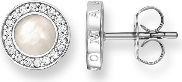 Produktbild Thomas Sabo Ohrstecker Classic Pavé Weiss (Silber)