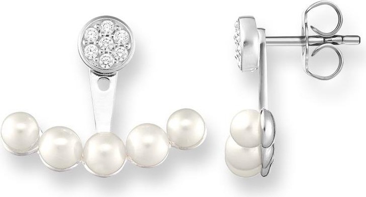 Thomas Sabo Boucles d'oreilles en perles Ear Jackets (Argent)