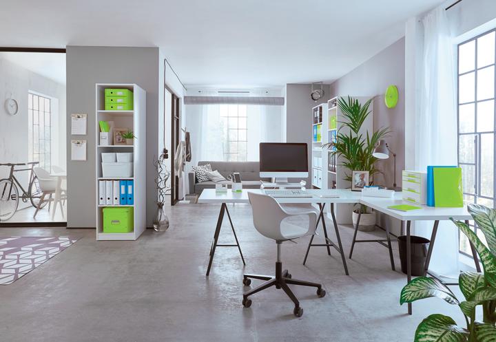 Image du produit Leitz Horloge murale WOW 29cm 90150054 vert (29 cm)