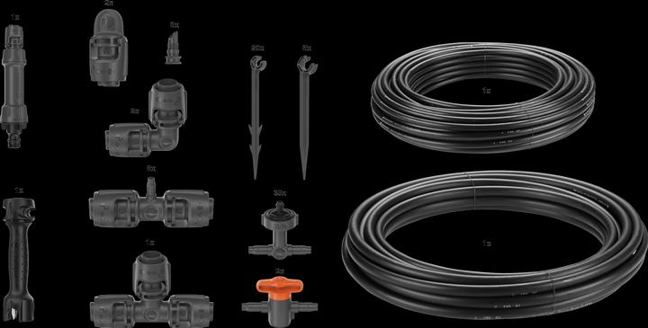 Image du produit Gardena Kit système Micro-Drip pour plate-bande/parterre surélevé (Kit d'irrigation goutte à goutte)
