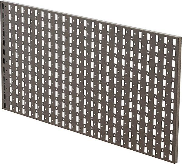 Actual product image kaiserkraft Stainless steel perforated panel, for wall mounting, LxW 800 x 600 mm.