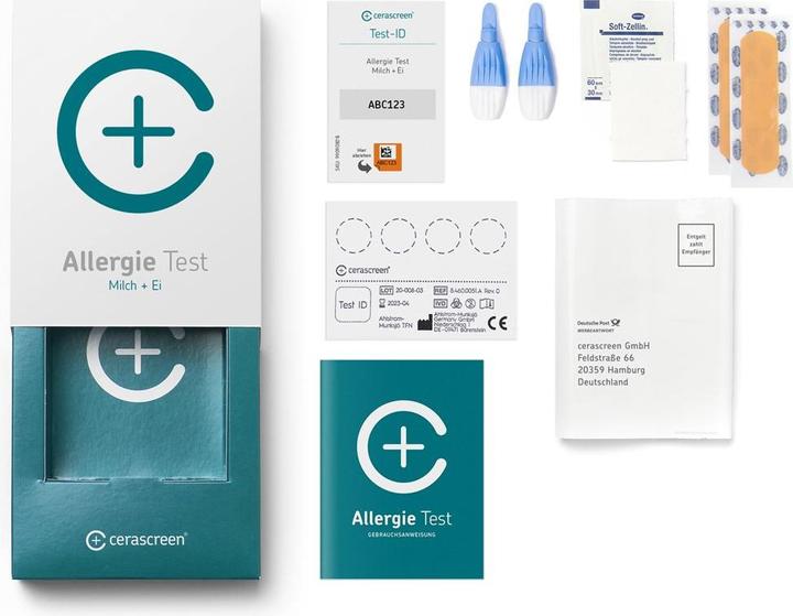 Produktbild Cerascreen Allergie-Testkit Milch & Ei 1 Stück (1 x)