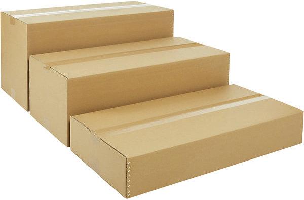 kaiserkraft Boîte pliante en carton ondulé (2 x)