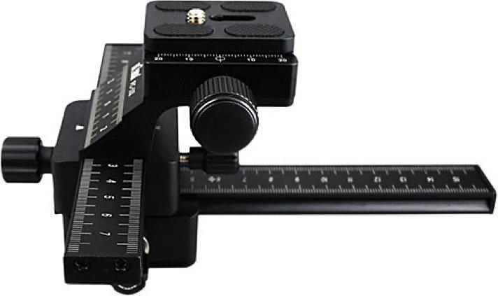 Image du produit JJC Kiwi FC-1II Plateau macro à 2 axes gradués (Poignée pivotante)