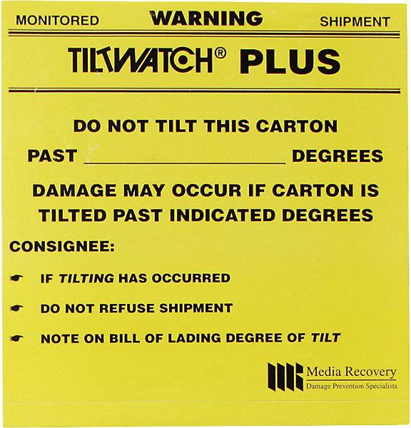 Image du produit kaiserkraft Indicateur de basculement Tiltwatch® Plus (25 x)