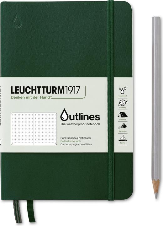 Actual product image Leuchtturm1917 Outlines (B6+, Checked, Hardcover)