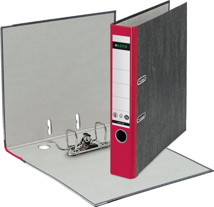 Produktbild Leitz STANDARD-ORDNER A4 52MM Mit Schlitzen, für Format DIN A4, Pappe (RC), Rckenbreite 52mm. (A4, 52 mm, 1 Stück)